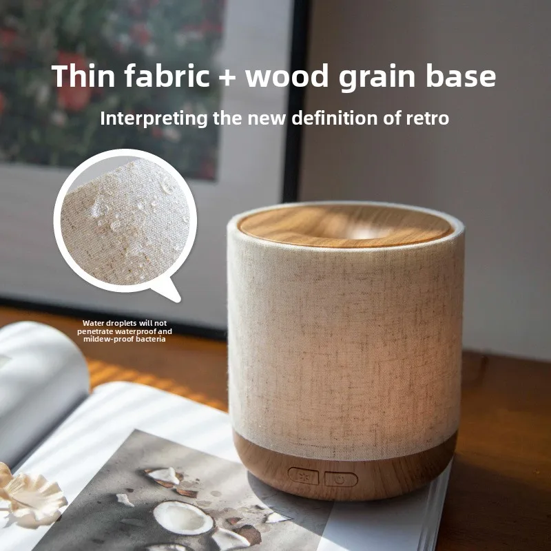 Diffuseur d'huiles essentielles 2026 nouvelle version améliorée avec housse en tissu et lampe de nuit, diffuseur d'arômes ultrasonique, humidificateur, éclairage d'ambiance 3
