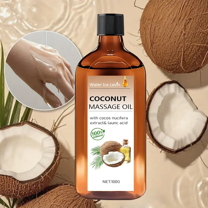 Huile de Massage Coco 100% Naturelle | Nutrition Intensive pour Peau Sèche en Hiver | Texture Fondante Non Grasse 1