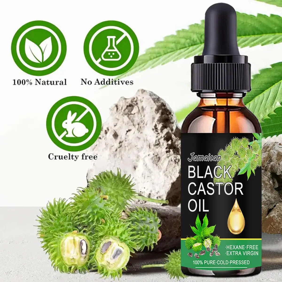 Huile de ricin noire peau d'apparence saine Anda Nourished Spirit Start avec des rituels intentionnels inspirés par la nature 4