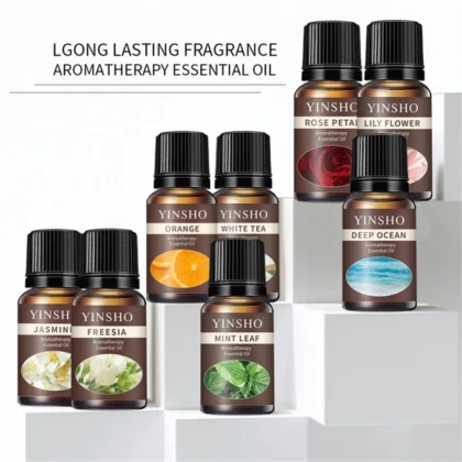 Huiles essentielles 10ml, 13 saveurs, pour diffuseur d'arômes, humidificateur d'air, solubles dans l'eau, brume désodorisante polyvalente, rafraîchisseur DIY 1