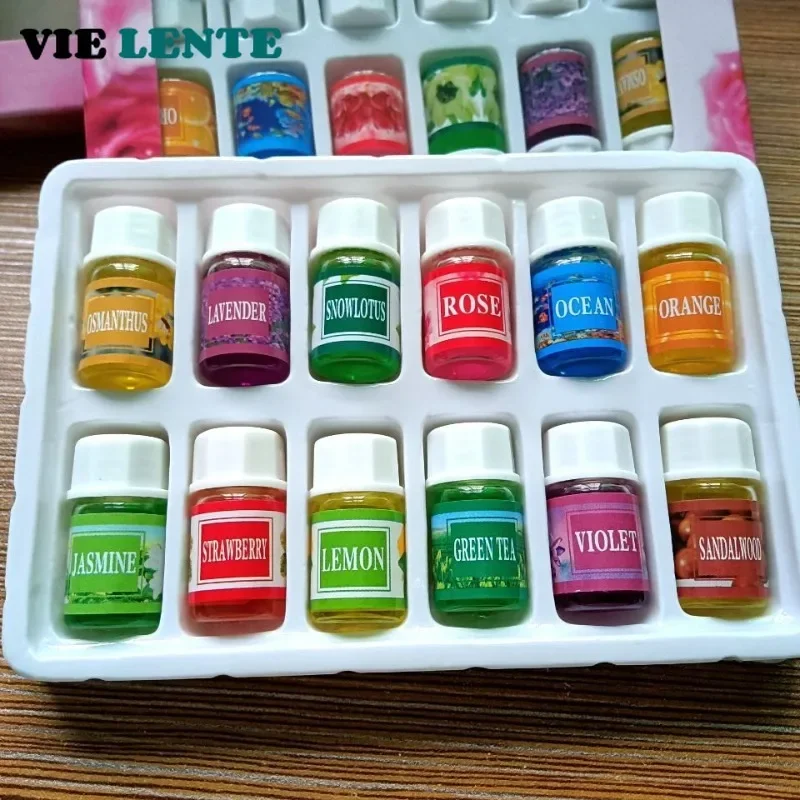 12 pièces 3ML désodorisant plante naturelle aromathérapie huile essentielle climatisation parfum arôme diffuseur parfum humidificateur 6