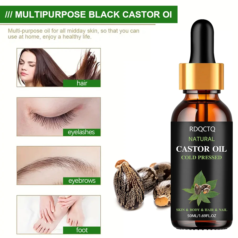 Huile de ricin biologique pressée à froid-hydratant naturel pour bricolage, soins de la peau et traitement des cheveux, huile de transport naturelle 4
