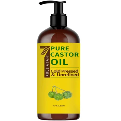 Huile de ricin 100 % pure pour la croissance des cils et des sourcils - Huile transporteuse pour huiles essentielles, aromathérapie et massage 1