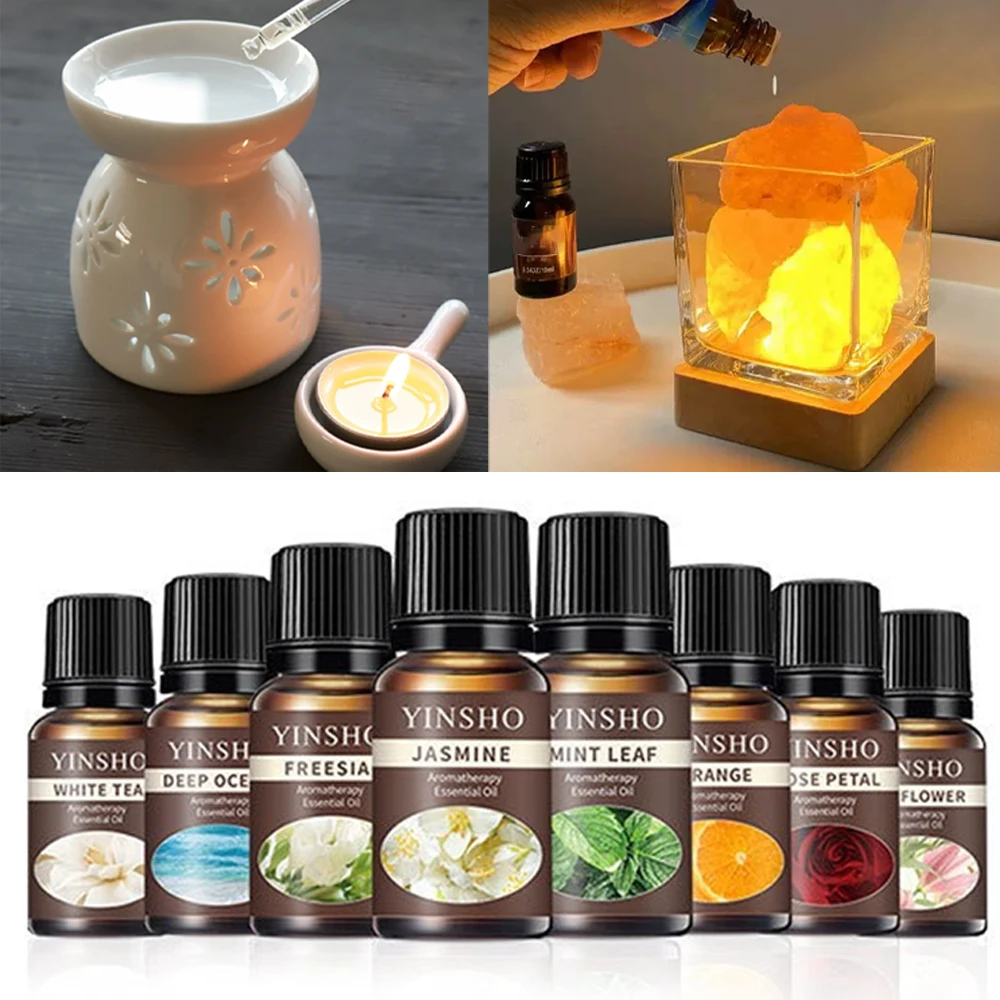 Huiles essentielles 10ml, 13 saveurs, pour diffuseur d'arômes, humidificateur d'air, solubles dans l'eau, brume désodorisante polyvalente, rafraîchisseur DIY 2