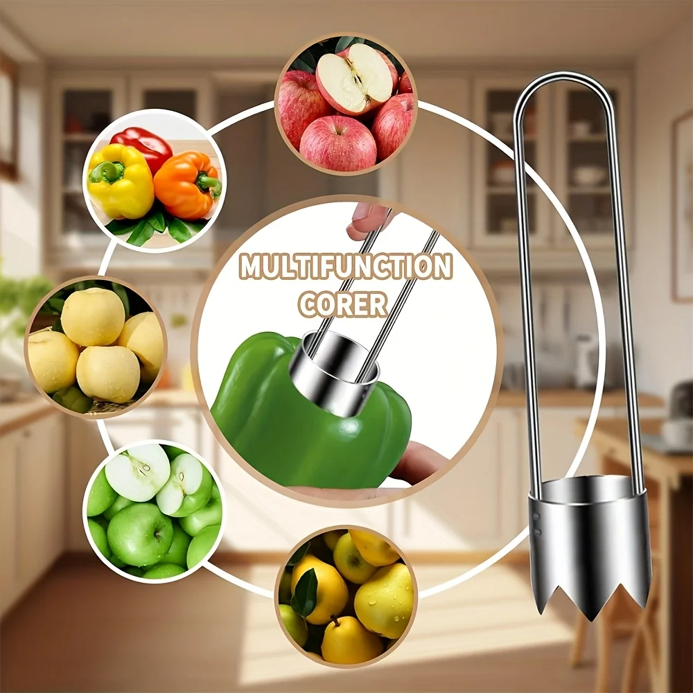 Eplucheur en acier inoxydable 1/2/3 pièces pour fruits et légumes 5