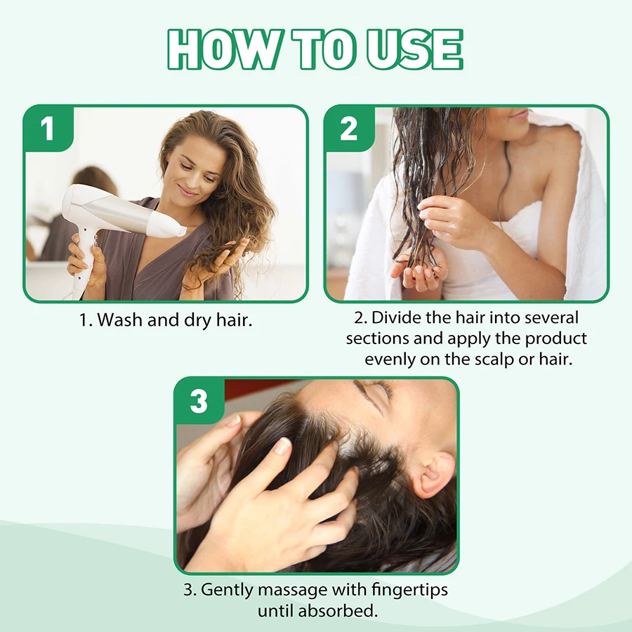 GOIPLE – huile essentielle de Chebe et de romarin, produit capillaire hydratant et nourrissant, favorise l'huile capillaire saine, après-shampooing lisse et brillant 5