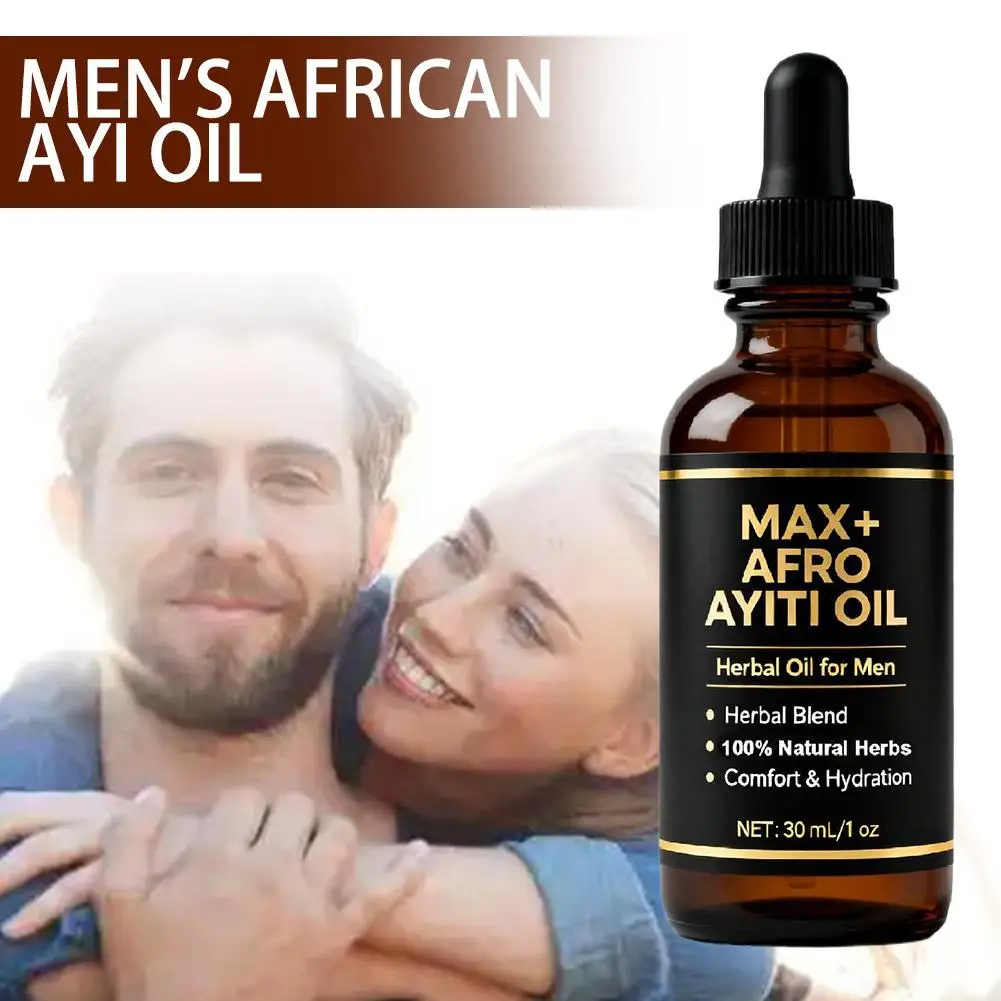 Huile essentielle de Massage africaine Ayiti pour hommes, 30ml, huile MAX + AFRO AYITI 6