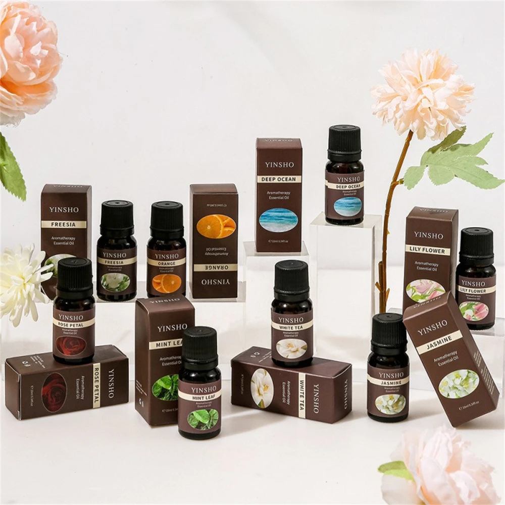 Huiles essentielles 10ml, 13 saveurs, pour diffuseur d'arômes, humidificateur d'air, solubles dans l'eau, brume désodorisante polyvalente, rafraîchisseur DIY 6