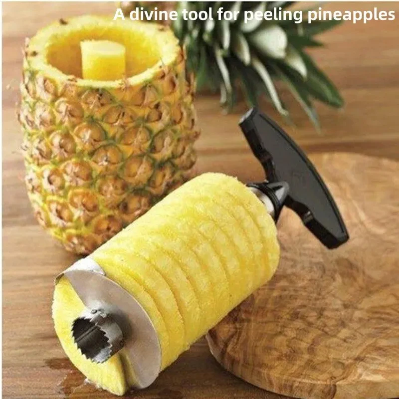 Trancheur d'ananas, éplucheur, outils de fruits en acier inoxydable, outils de cuisine, accessoires de cuisine, Gadgets de cuisine 1 pièce 1