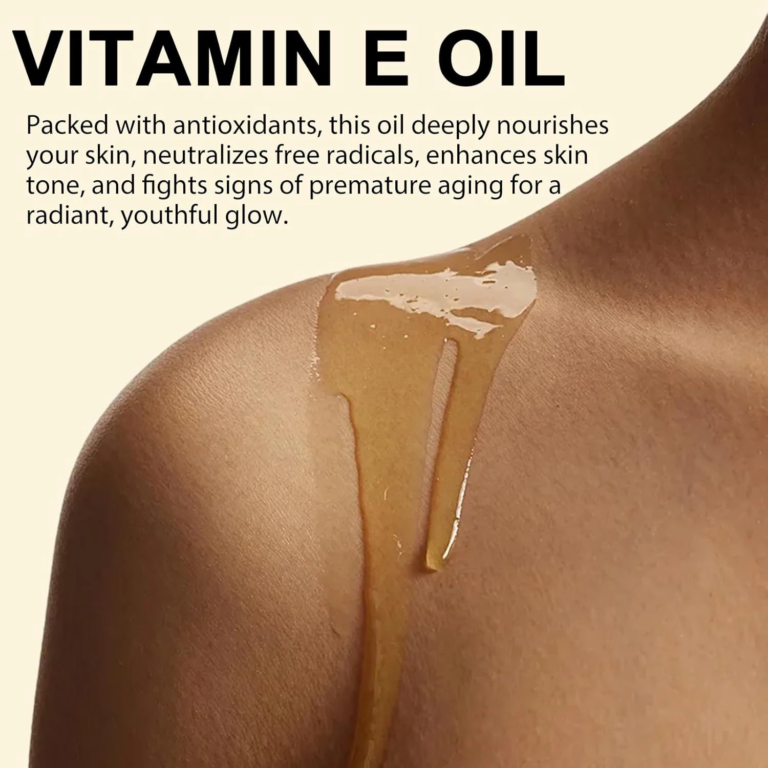 Huile essentielle naturelle de vitamine E, 100ml, pour Massage, soins de la peau, grattage, douche, visage, corps, ongles, cheveux, soins des cils universels 5