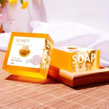 Ensemble de Regina au miel naturel fait à la main avec château essentiel, 100g x 2 pièces, unisexe, parfait pour la maison ou le voyage 2