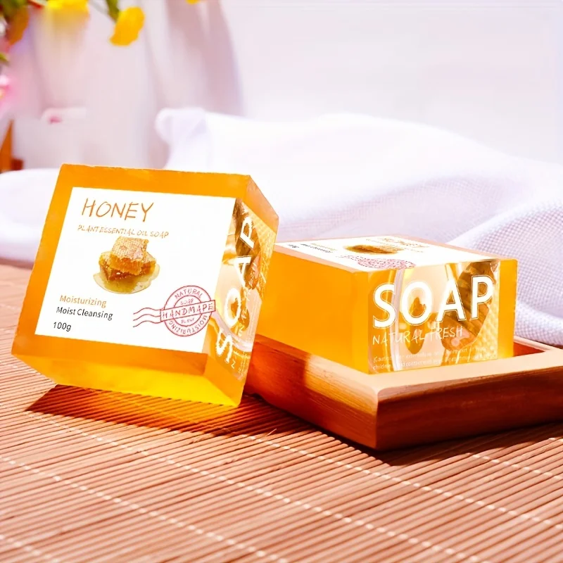 Ensemble de Regina au miel naturel fait à la main avec château essentiel, 100g x 2 pièces, unisexe, parfait pour la maison ou le voyage 2
