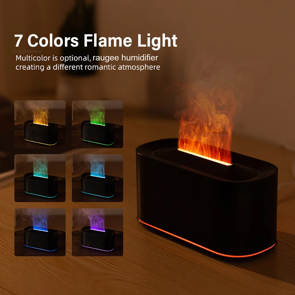 Humidificateur d'arôme diffuseur d'huiles essentielles de flamme 2