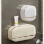 Élégant porte-savon mural avec drainage, sans perçage 4