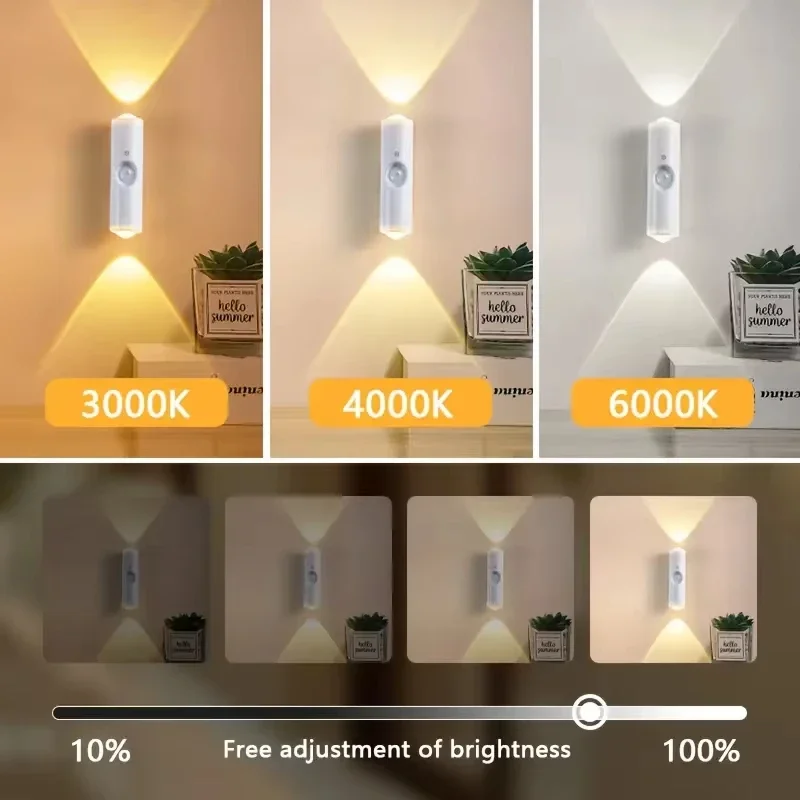 Veilleuse à détecteur de mouvement, lumière LED 7 couleurs 6 Veilleuse à détecteur de mouvement, lumière LED 7 couleurs 6